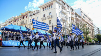 Θεσσαλονίκη: Σε εξέλιξη η μαθητική παρέλαση για την 28η Οκτωβρίου