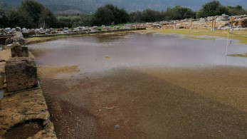 Πλημμύρισε ο αρχαιολογικός χώρος στα Μάλια