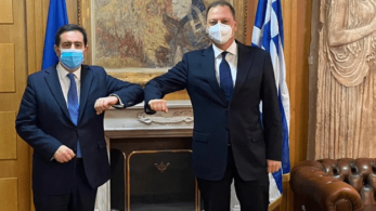 Συνάντηση Λιβάνου – Μηταράκη: Κοινές δράσεις στο επίκεντρο της συζήτησης