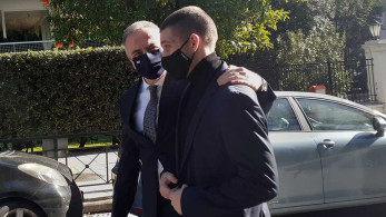 Με τον γιο του Θανάση στην ορκωμοσία ο Καλαφάτης