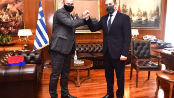 Συνάντηση Παναγιωτόπουλου με τον πρέσβη της Αρμενίας