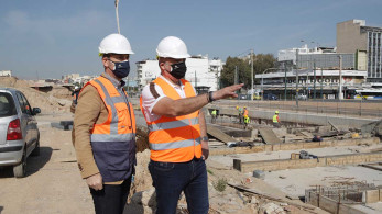 Επίσκεψη Πατούλη στα έργα ανάπλασης του Φαληρικού όρμου