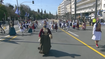 Η στρατιωτική παρέλαση για την 25η Μαρτίου