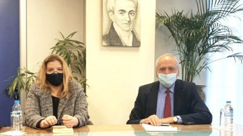 Εποικοδομητική συνάντηση Σπύρου Σπυρίδων με Μαρία Συρεγγέλα
