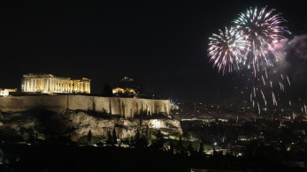 Λαμπερή η πρωτοχρονιά στην Αθήνα