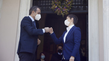 Στο Μ. Μαξίμου η πρωθυπουργός της Σερβίας: Το ευχαριστώ στον Κ. Μητσοτάκη