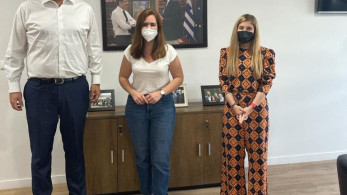 ΟΝΝΕΔ: Συνάντηση Μαρινάκη με την πρόεδρο της Νεολαίας του ΕΛΚ Lidia Pereira