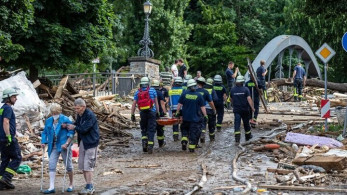 Φονικές πλημμύρες στη Γερμανία-Δέσμευση Μέρκελ για στήριξη στους πληγέντες