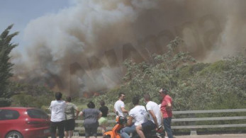 Ρόδος: Αναζωπύρωση στην περιοχή Μπεβεράνο