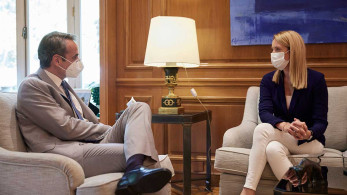 Μητσοτάκης με Roberta Metsola: Η μαζική εισροή μεταναστών και προσφύγων θα αποτραπεί