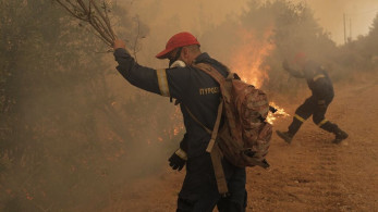 Κορινθία: Φλέγεται δάσος με πεύκα στο Κατακάλι