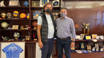 Συνάντηση Λ. Αυγενάκη με τον Γιώργο Πομάσκι