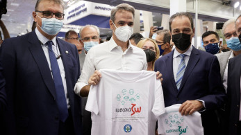 Επίσκεψη του πρωθυπουργού στα περίπτερα της 85ης ΔΕΘ