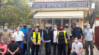 Δημοτικοί αστυνομικοί έγιναν…ζωγράφοι και μεταμόρφωσαν το βρεφοκομείο “Άγιος Στυλιανός”