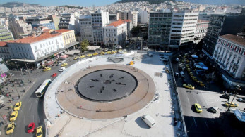 Η νέα πλατεία Ομονοίας ξανά με σιντριβάνι (pics)