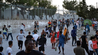 Ένταση στη Μόρια: Διαμαρτυρία μεταναστών για την παροχή ρεύματος