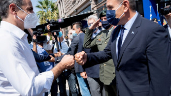 Στην Τανάγρα Μητσοτάκης και Παναγιωτόπουλος για τα Rafale