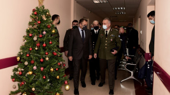 Επίσκεψη Παναγιωτόπουλου στα Στρατιωτικά Νοσοκομεία Αθηνών