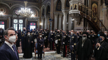 Στην πρωτοχρονιάτικη δοξολογία στον Καθεδρικό Ναό των Αθηνών η Κατερίνα Σακελλαροπούλου