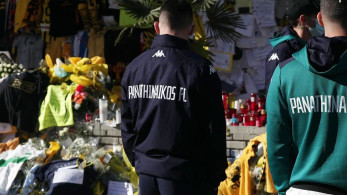 Παίκτες του ΠΑΟ στο Χαριλάου-“Ποτέ ξανά, καλό ταξίδι Άλκη”