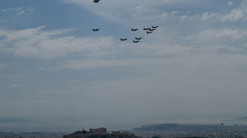 Συμβολική πτήση ΝΑΤΟικών αεροσκαφών πάνω από την Ακρόπολη