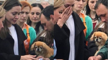 Ουκρανία: Η Αντζελίνα Τζολί τρέχει προς το καταφύγιο ενώ ηχούν οι σειρήνες