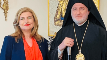 Συνάντηση Λιακούλη με τον Αρχιεπίσκοπο Αμερικής