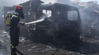 Υπό έλεγχο η πυρκαγιά σε εργαστήριο με σφολιάτες στο Μενίδι