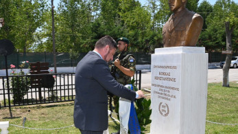 Στα αποκαλυπτήρια προτομής του Ήρωα Κόκκα ο Χαρδαλιάς