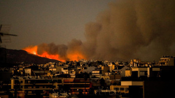 Φωτιά στην Πεντέλη: Μήνυμα του 112 για εκκένωση της Παλλήνης