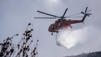 Μυτιλήνη: μεγάλη πυρκαγιά σε ελαιώνες στη Μόρια