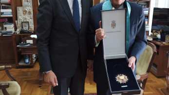 Ο πρόεδρος της Σερβίας παρασημοφόρησε τον πρώην ΠτΔ, Προκόπη Παυλόπουλο