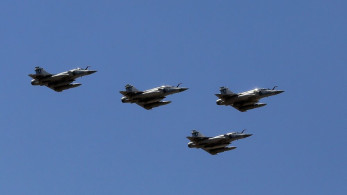 Ραφάλ και F-16 πάνω από το Τατόι το μεσημέρι