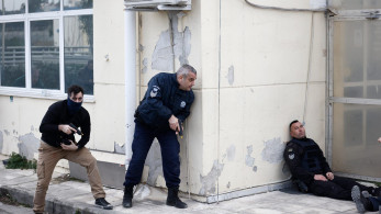 Ενεργός εκτελεστής μπαίνει στο Αστυνομικό Μέγαρο-Σενάρια προσομοίωσης στη Θεσσαλονίκη (pics)