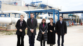 Επίσκεψη Σακελλαροπούλου στον Τερματικό Σταθμό Υγροποιημένου Φυσικού Αερίου στη Ρεβυθούσα
