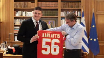 Συνάντηση Μητσοτάκη με τον Greek Freak του NFL