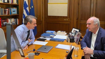 Συνάντηση Μητσοτάκη – Μεϊμαράκη στο Μαξίμου