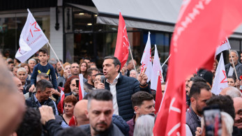 Αστυνομικοί του Τσίπρα απομακρύνουν αλλοδαπό που προσπαθεί να τον χαιρετήσει