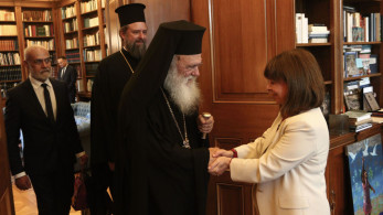 Συνάντηση Σακελλαροπούλου - Αρχιεπισκόπου για το Διεθνές Θεολογικό Συνέδριο