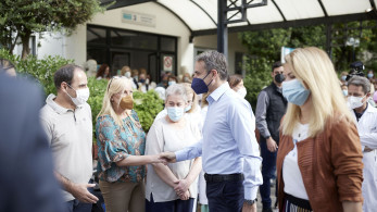 Εκλογές 2023 - Μητσοτάκης από «Άγιο Σάββα»: Το ΕΣΥ, παρά τις αδυναμίες, λειτουργεί σε αξιοζήλευτα επίπεδα