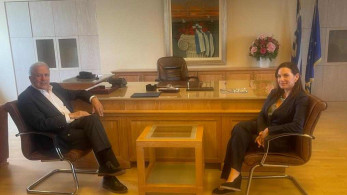 Συνάντηση Δημήτρη Αβραμόπουλου και Όλγας Κεφαλογιάννη - κοινή στόχευση η τουριστική ανάπτυξη της Ηλείας