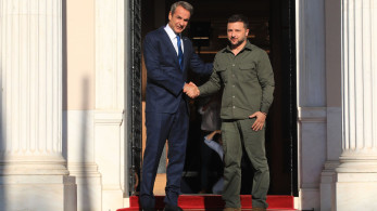 Στο Μέγαρο Μαξίμου ο Ζελένσκι - Συναντάται με τον Κυριάκο Μητσοτάκη