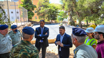 Νίκος Χαρδαλιάς και Γιάννης Κεφαλογιάννης στο 401 ΓΣΝΑ - Επιθεώρησαν εργασίες ενεργειακής αναβάθμισης