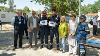 Εκπαίδευση προσφύγων στην αντιμετώπιση των πυρκαγιών - Ρεκόρ συμμετοχής στα Λαγκαδίκια