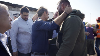 Κυριάκος Μητσοτάκης από Βόλο: Προτεραιότητες η αποκατάσταση του δικτύου ύδρευσης και οι απεγκλωβισμοί