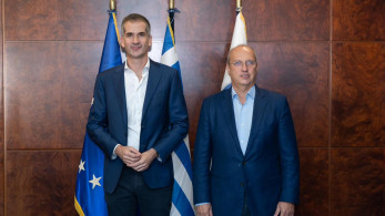 Συνάντηση Γιάννη Οικονόμου-Κώστα Μπακογιάννη: «Κοινός στόχος η ενίσχυση της ασφάλειας στην Αθήνα»
