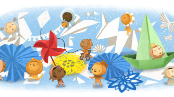 To doodle για την Ημέρα του Παιδιού