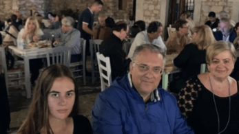 Στην Αρεόπολη ο Τάκης Θεοδωρικάκος με την οικογένειά του