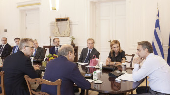 Συνάντηση Μητσοτάκη με το προεδρείο της Ένωσης Ελλήνων Εφοπλιστών