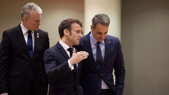 Μακρόν και Μητσοτάκης στην Αρχαία Ολυμπία